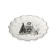 Serving share "Hugge", d = 20 cm, white color