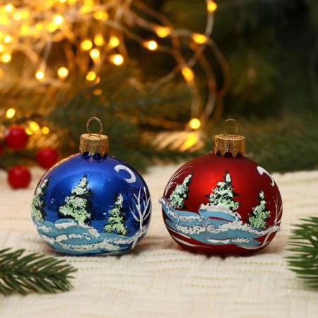 Set of balls "Forest" 2pcs, D-7 cm-3