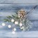 Decor "Winter Dreams" Berries of needles and bumps, 16 cm