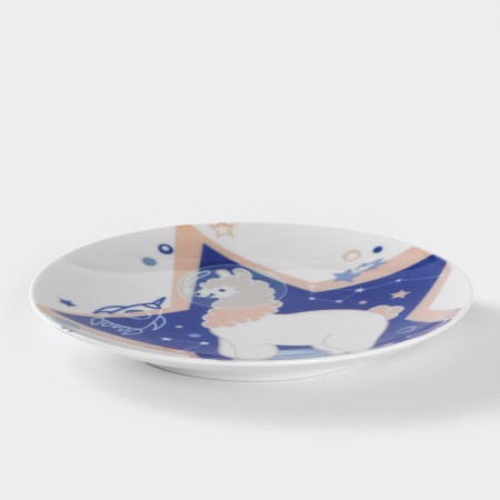 Porcelain plate "Zoomix", d = 20 cm, white-1