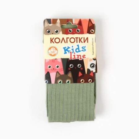 Pantyhose children, olive color, height 62-68 cm-3