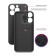 Borasco cover for iPhone 14 Pro, Soft Touch, silicone, microfiber, black
