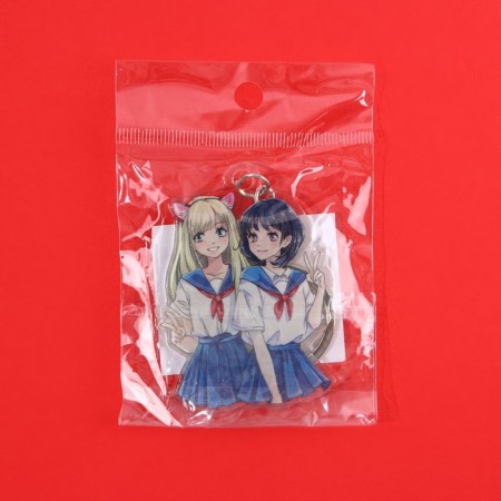 Key keychain children's acrylic "Girlfriends", 4.9 x 6.7 cm-5