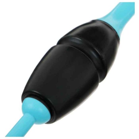 Bulas for rhythmic gymnastics inserted Grace Dance, 46 cm, blue/black color-5