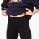 Female leggings, black color, size 46