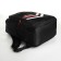 Youth backpack with lightning, 4 pockets, black/red color