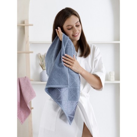 A set of terry towels Sunset & Twilight, size 50x80 cm-2 pcs, 70x130 cm-2 pcs, multicolor 1024-23