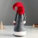 Interior doll "Grandfather Frost in gray coat and red chap-step" 55x15x16 cm