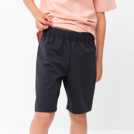Kids (T -shirt, shorts) minku beige color/ graphite, height 140 cm-3