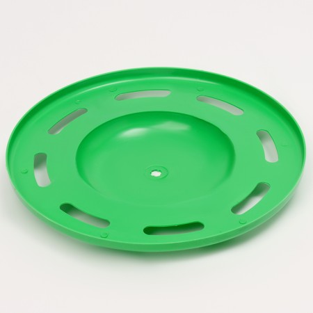 Flying saucer "curly" green, 20 cm-4