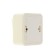 Kuntsevo switch Tim 8031, 10 A, 250 V, 1 key, with indicators., Elephant color