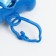Container-button with cleaning bags (roll 15 bags 29x21 cm), blue