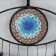 Dreams "Eye from the evil eye with a peacock pen" Black 30x60 cm