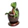 Flogi-toybill 20 "Dinosaur in the shell", the color is green, under the air