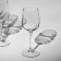 A set of glass glasses for the wine "Allegress", 300 ml, 6 pcs