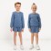 Kidsa (sweatshirt, shorts) minku, blue color, height 122 cm