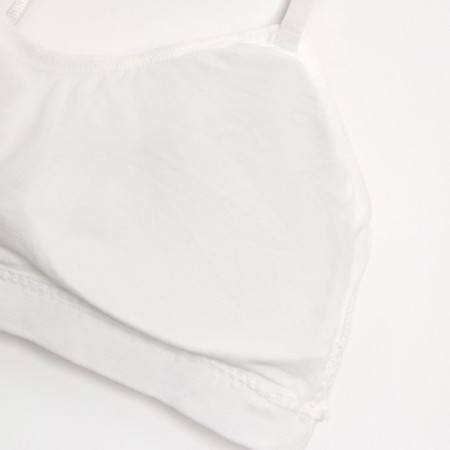 Female set (top, panties) color white, size 42-44-9