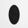 Thermal appliance "Oval", 9 × 5 cm, black color