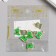 Decor for creativity metal, enamel "Dinosaurus with heart" 1.6x1.1 cm