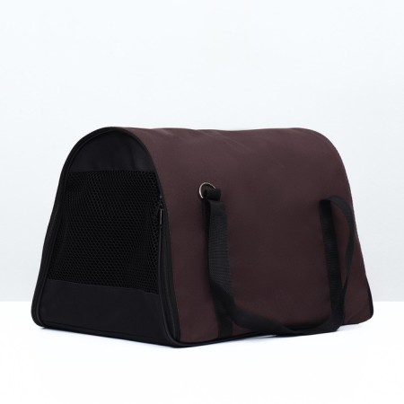 Flip-frequency bag, size m, 43 x 27 x 30 cm, brown