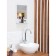 Tokyo bathroom set, white marble color