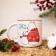Ceramic New Year's Elongesture Mug The attention of "warmth and comfort", 380 ml