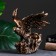 Standing for a bottle "Eagle on take -off" Bronze, 23x30x18cm