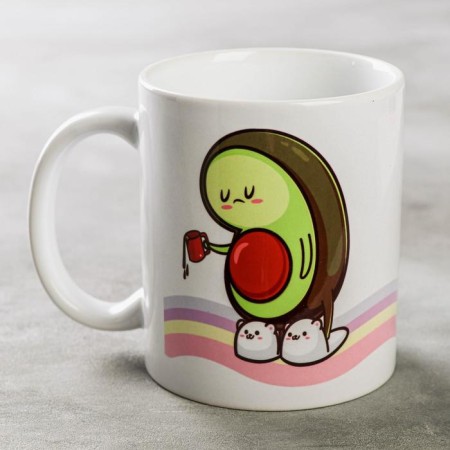 Sublimation mug "Depresso Cup" Avocado, 320 ml