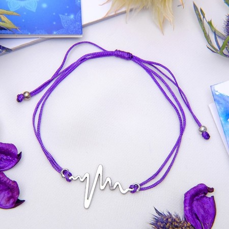 Bracelet "Inspiration" do not stop, l = 6 cm, purple color-2