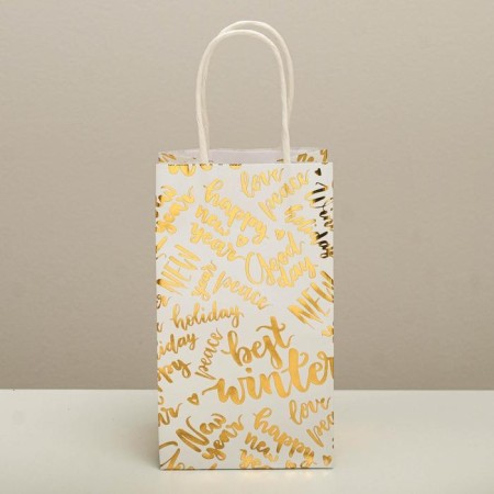 Best Winter Gift Craft Packet, 12 x 21 x 9 cm, New Year-2