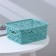 Storage container with a “pattern” lid, plastic, 25 × 19 × 10 cm, mix color
