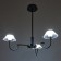 Chandelier 1695/3 LED 72W 3000-6000K black and gold 65x65x26.5 cm Bayerlux