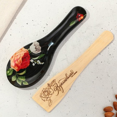 The set of "the most beautiful", a spoon stand, a shoulder blade-1