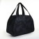 Road bag with a zipper, a suitcase holder, black/gray color