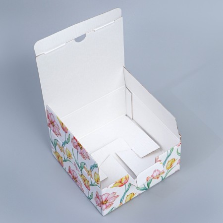 Box Gift team, packaging, “since March 8”, 15 x 15 x 7 cm-6