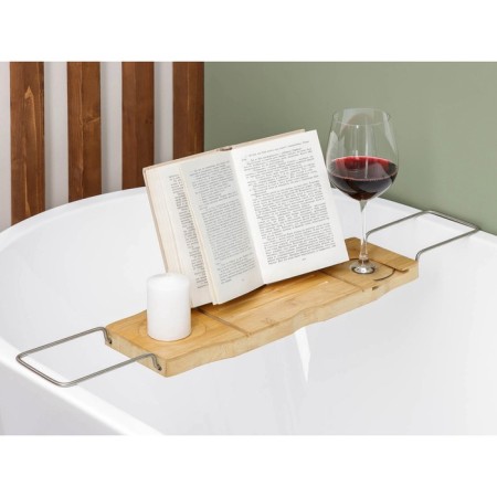 Savanna SPA bathroom shelf, 74-95 × 20.3 × 2.5 cm, bamboo-2