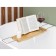 Savanna SPA bathroom shelf, 74-95 × 20.3 × 2.5 cm, bamboo