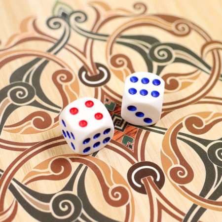 Wooden backgammon with checkers "Moscow", board game, 40 x 40 cm-6
