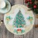New Year's napkin on the Golden Christmas table, 30x30 cm, oxford, polyester