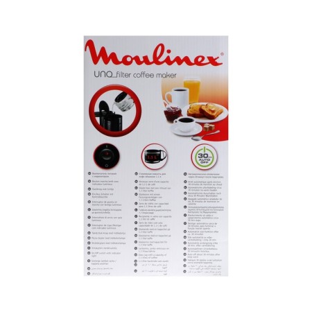 Coffee machine Moulinex FG121811, drip, 1.25 l, black-6