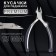Pedicure nippers “Premium”, hidden spring, rubberized handles, 12.3 cm, blade length - 13 mm, silver/gray color
