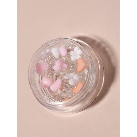 Assorted for decor "Tenderness", 3D effect, pink/transparent color-6