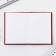 Notepad in solid cover A7, 64 L "Red Machine"