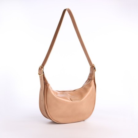 Women's bag with lightning, beige color-3