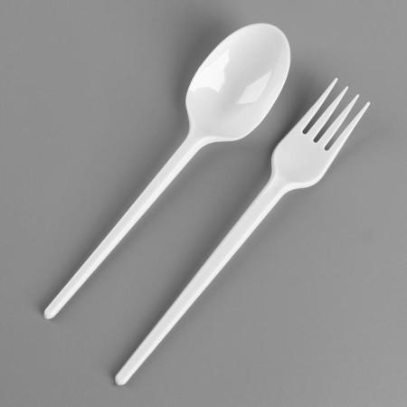 Set of disposable dishes "Fork, spoon"