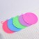 Washing brush with a suspension, silicone, d = 9.5 cm, color mix
