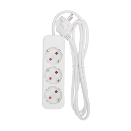 Extension cord Standard 3 Nests, 1.5m, 3x1.0mm², s/h, white rexant