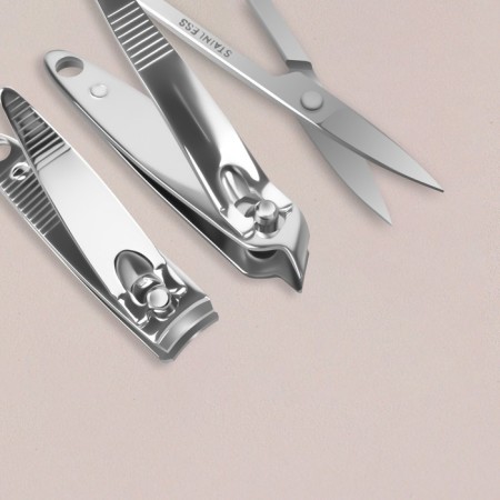 Manicure set "Paris", 6 items, in a case, a drawing mix-5
