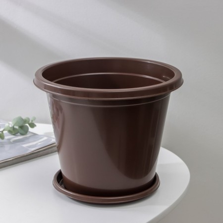 Pot with the Podon "Economy", 3 l, brown color-1