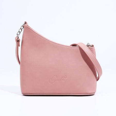 Bag Cross-Bodi "Olivi" on lightning, outer pocket, pink color